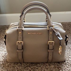 Michael Kors Truffle Leather Satchel